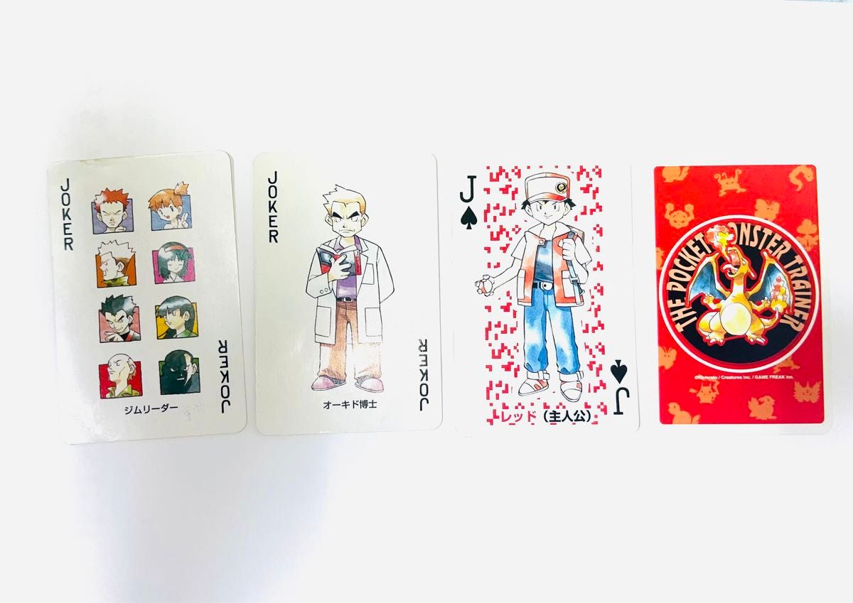ポケットモンスター 赤 トランプ 初代 ポケモン レトロ カードゲーム