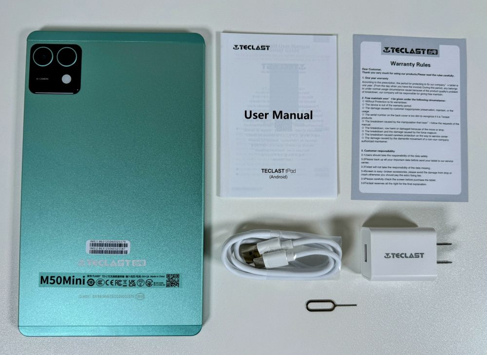 Teclastから新登場の8.7インチ小型Android 14格安タブレットレビュー