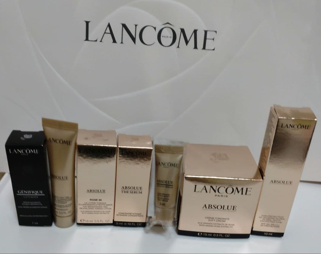 LANCOME アプソリュ サンプルセット LANCOME アプソリュ 美容液 サンプルセット - メルカリ