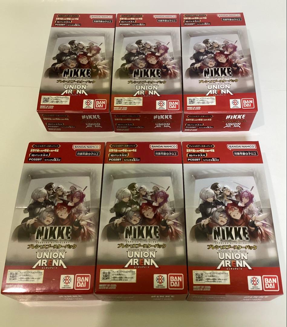 ユニアリ プレシャスブースターパック 勝利の女神 NIKKE 6BOXセット ユニオンアリーナ プレシャスブースターパック「勝利の女神：NIKKE